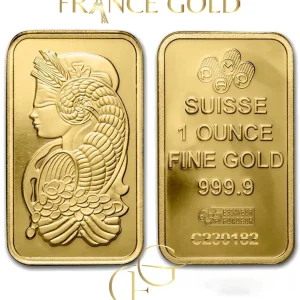 Francegold Lingot 1 OZ, bullion, or d'investissement, cadeau, gift, Gold_bars