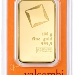 100g front Valcambi Francegold
