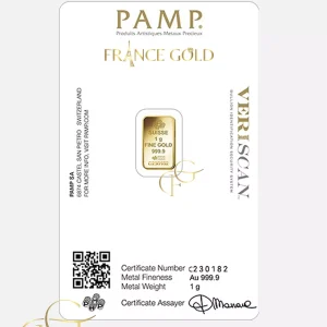 1g pamp Logo francegold