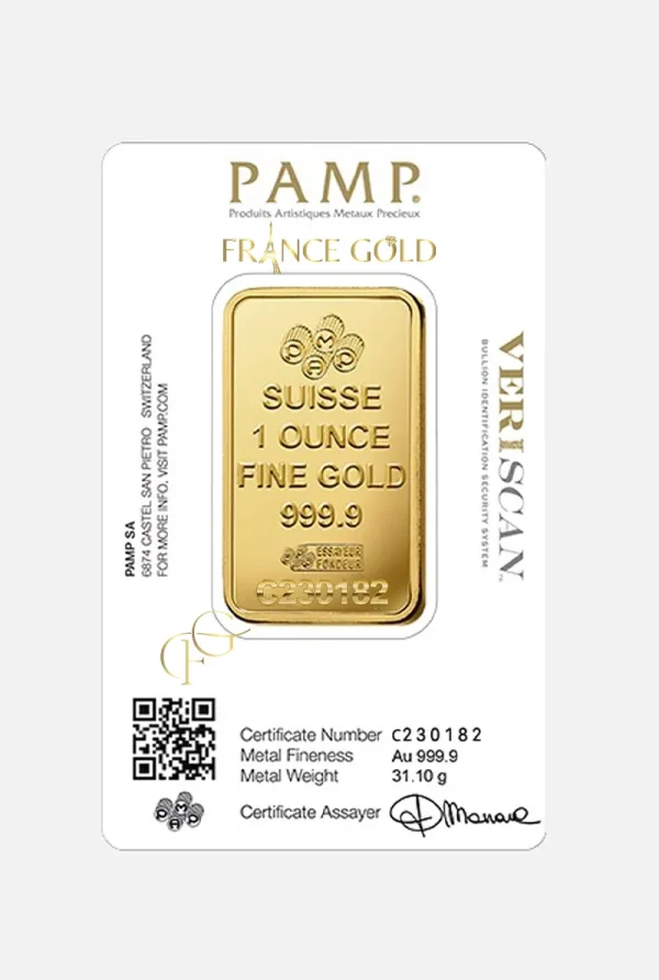 1oz PAMP Francegold