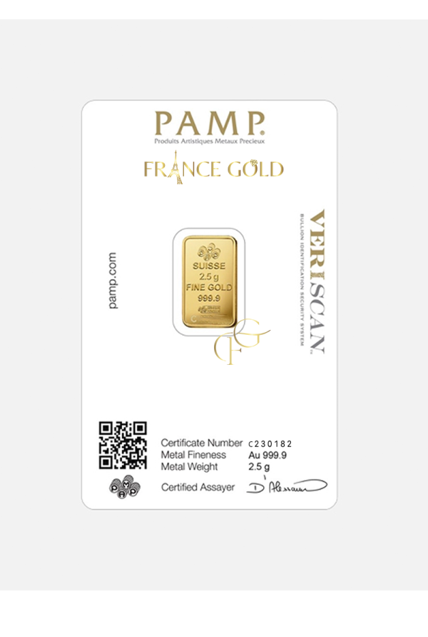 2.5g PAMP Francegold