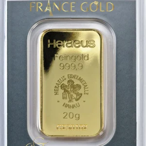 Front 20g Heraeus Francegold