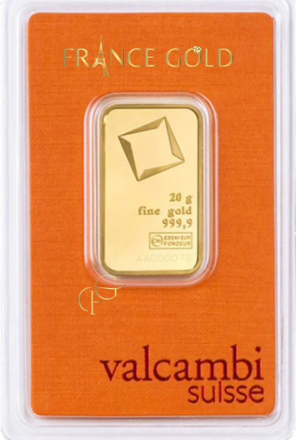 Front 20g Valcambi Francegold