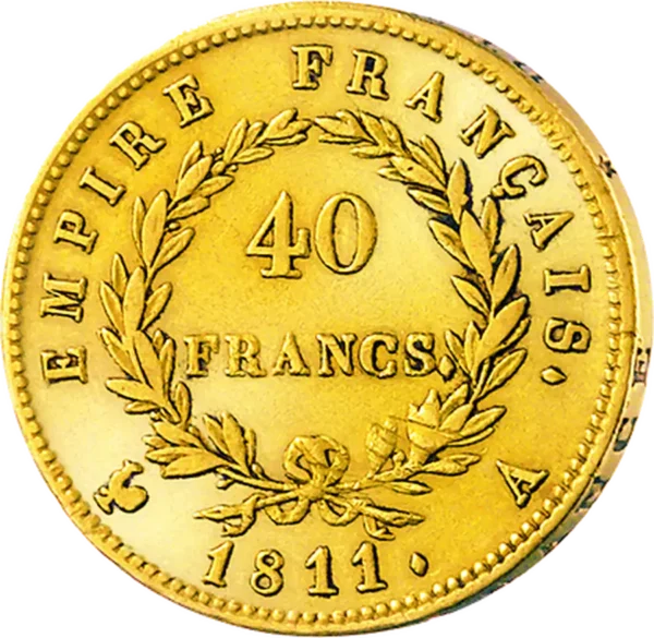 40 Francs en or massif «Napoléon Premier Tête Laurée