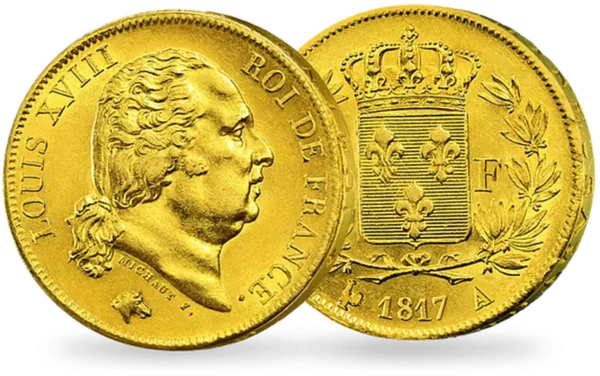 40 Francs Louis XVIII Pièce d'Or – Image 3