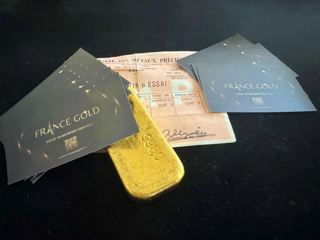 Rachat Lingot d'or à cannes